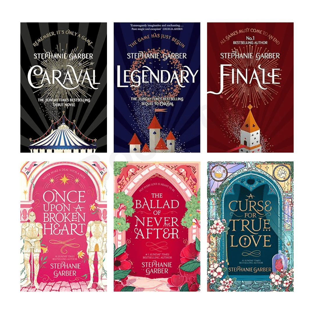 (6 Books Combo) Caraval Series & Broken Heart Series by Stephanie Garber - Book Monk