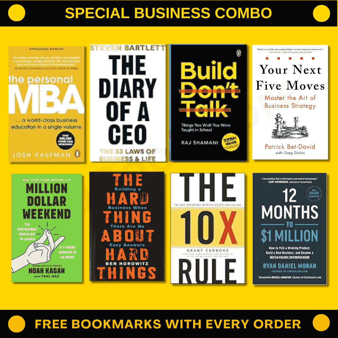 8 BOOKS SPECIAL BUSINESS COMBO - Book Monk