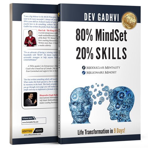 80%Mindset 20%Skills - Book Monk