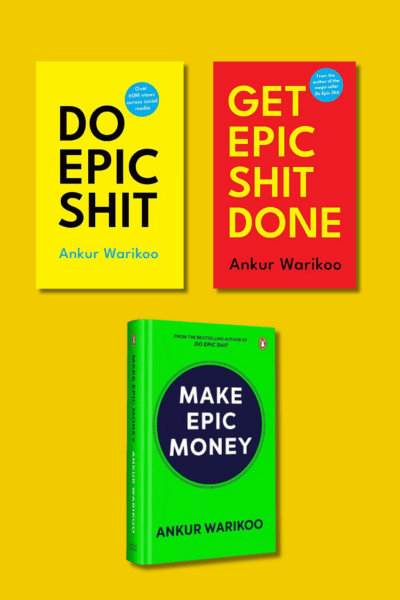 Ankur Warikoo Combo: 3 Books - Book Monk