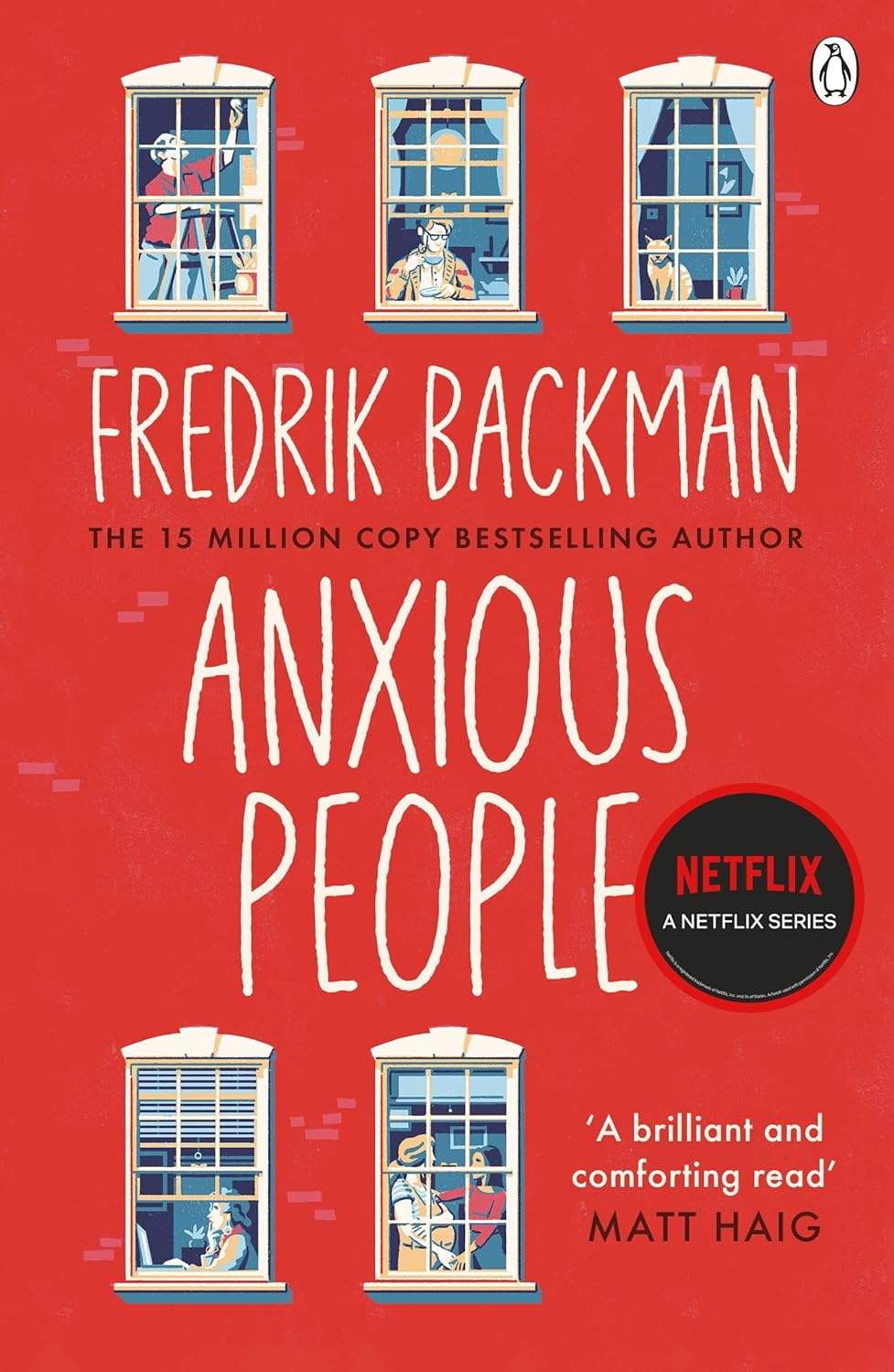ANXIOUS PEOPLE by Fredrik Backman - Book Monk