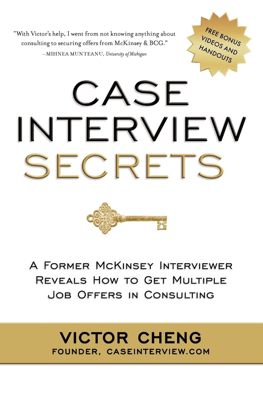 Case Interview Secrets - Book Monk