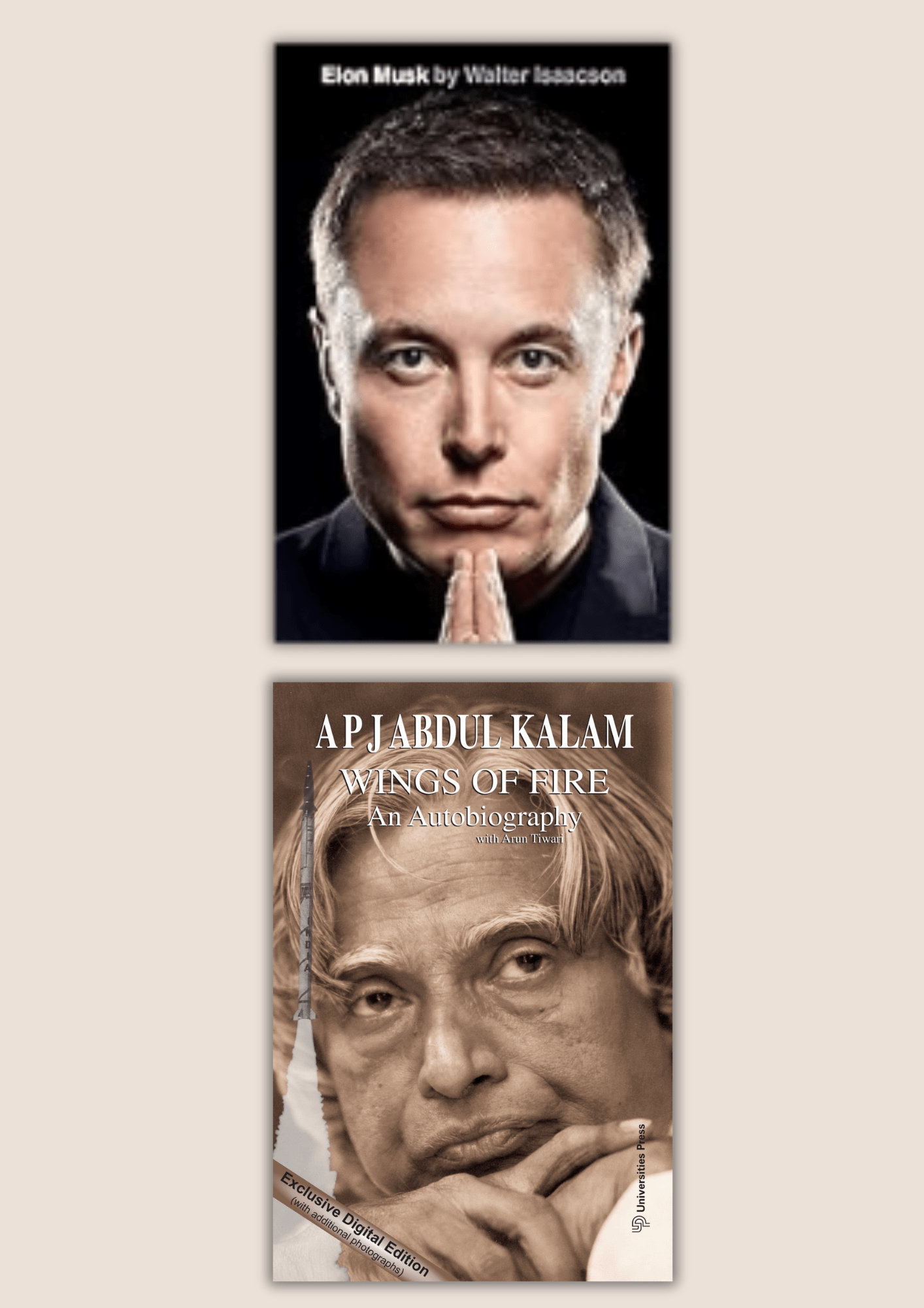 Combo Elon Musk (HARDCOVER) and Wing of Fire - Book Monk