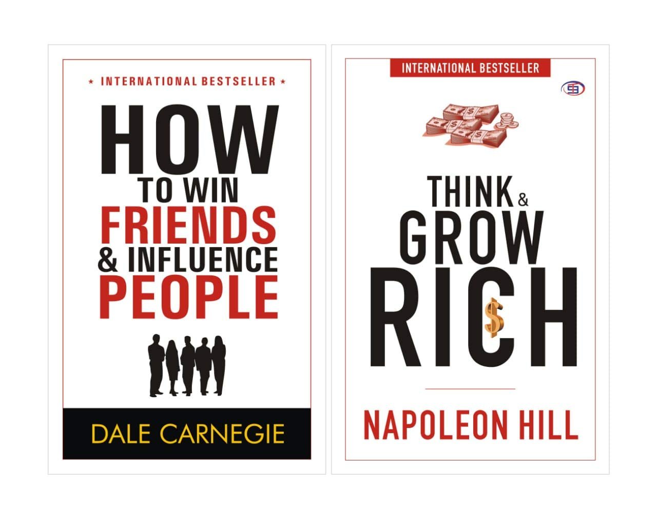COMBO How to Win Friends & Influence People + Think & Grow Rich (Set of 2 Books) - Book Monk