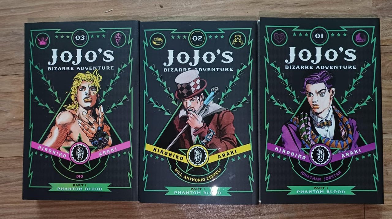 COMBO SET JoJo's Bizarre Adventure 1 - 2 - 3 - Book Monk