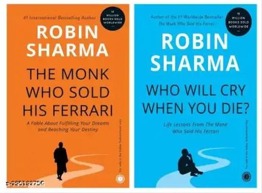 Combo The Monk Who Sold His Ferrari + Who Will Cry When You Die (Combo Of 2 Books) (Paperback, Sharma Robin) - Book Monk