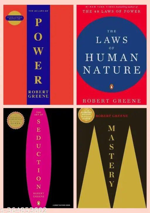 Full Edition Robert Greene 4 Books Combo - Book Monk