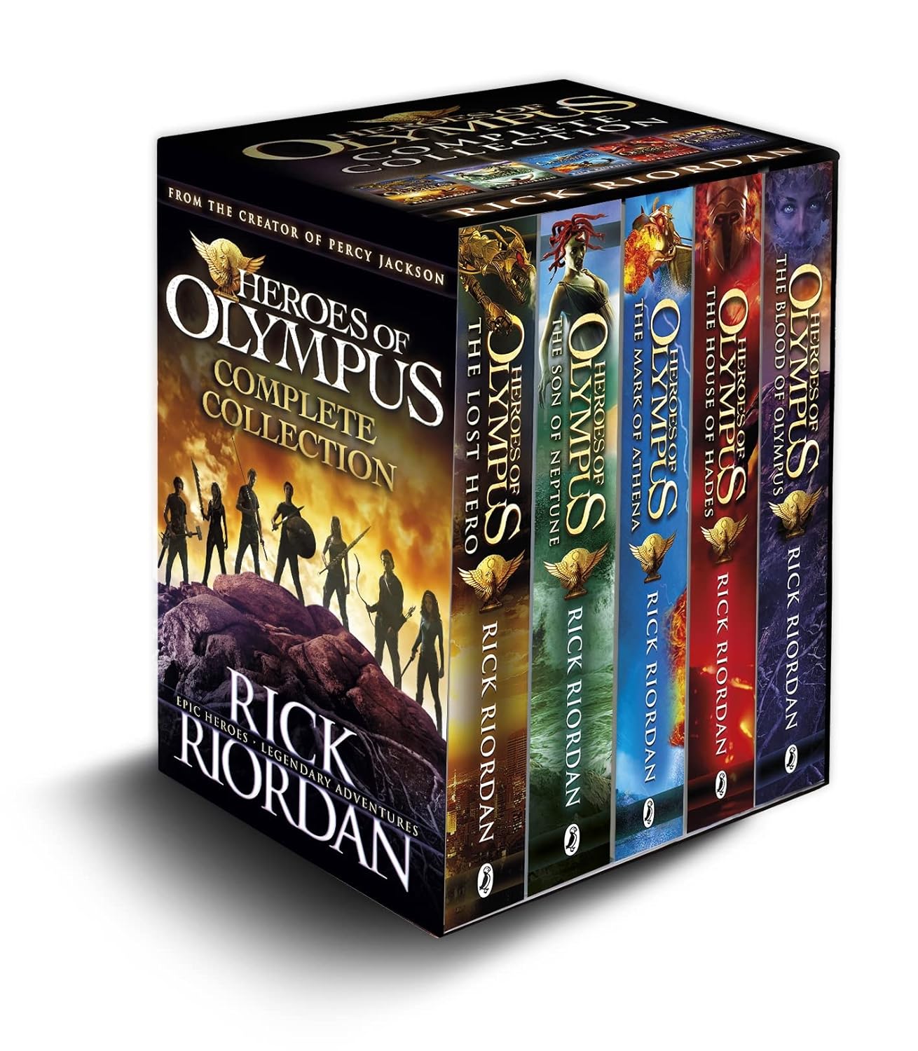 Heroes of Olympus Complete Collection (5 Book Set) - Book Monk
