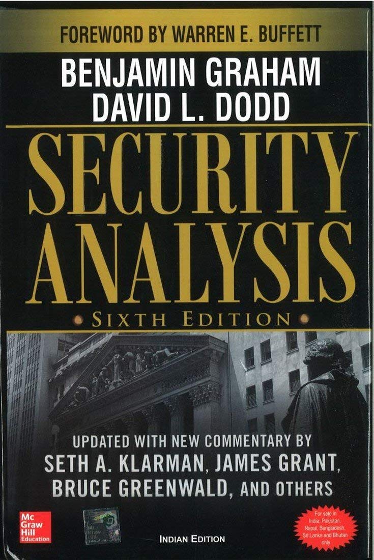 Security Analysis by Benjamin Graham - Book Monk