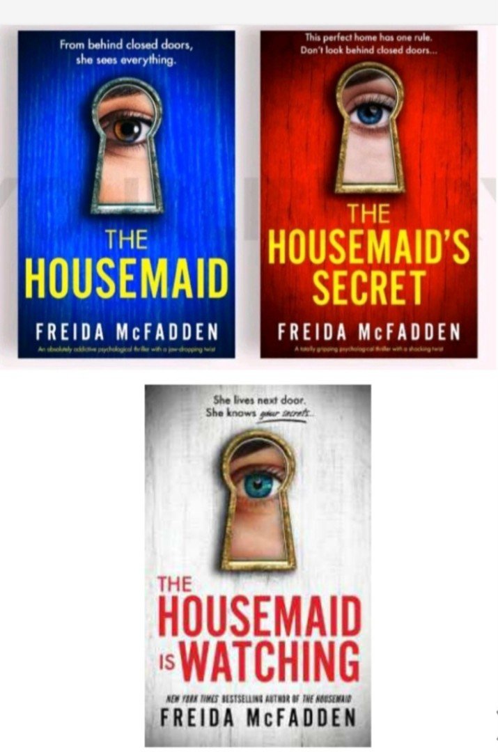 Set of 3 Books Housemaid Series - Book Monk