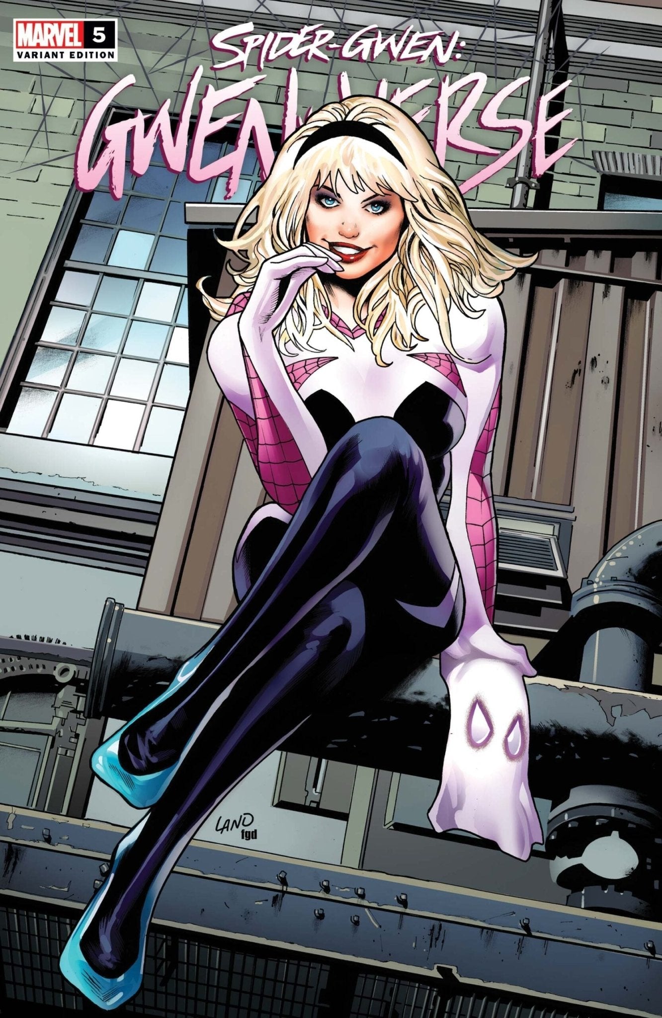 Spider - Gwen: Gwenverse (2022) 5 (Variant) B15 - Book Monk