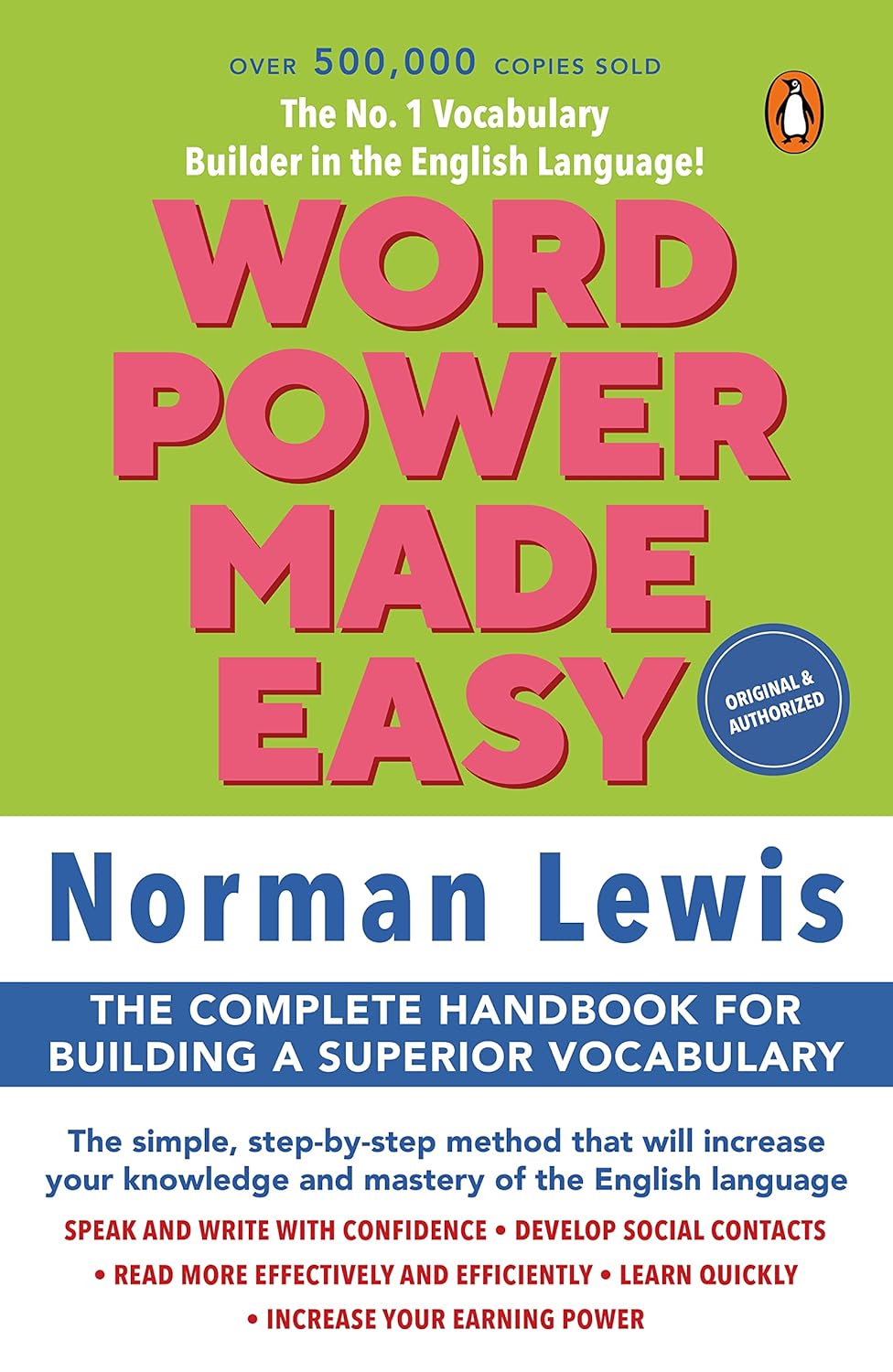 Word Power Made Easy - The No 1 Vocabulary Builder in the English Language | Over 5,00,000 copies sold. - Book Monk