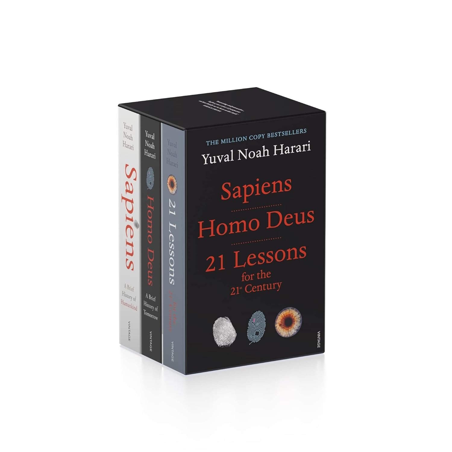YUVAL NOAH HARARI BOX SET (SAPIENS, HOMO DEUS, 21 LESSONS FOR 21ST CENTURY) - Book Monk